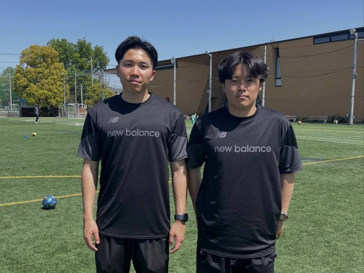 八木大翔監督（左）と神谷健太総合コーチ（右）